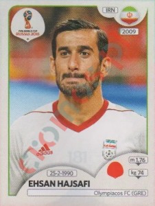 181 Ehsan Hajsafi – FIFA World Cup Russia 2018 Panini