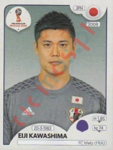 654 Eiji Kawashima – FIFA World Cup Russia 2018 Panini
