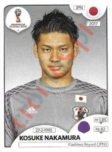 655x Kosuke Nakamura – FIFA World Cup Russia 2018 Panini