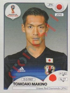 659 Tomoaki Makino – FIFA World Cup Russia 2018 Panini