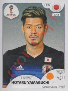 662 Hotaru Yamaguchi – FIFA World Cup Russia 2018 Panini