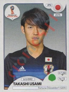667 Takashi Usami – FIFA World Cup Russia 2018 Panini