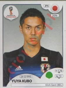 670 Yūya Kubo – FIFA World Cup Russia 2018 Panini