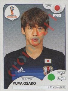 671 Yūya Ōsako – FIFA World Cup Russia 2018 Panini