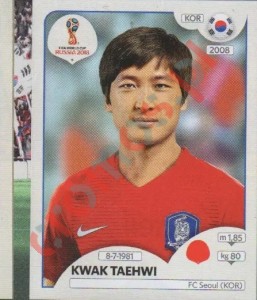 497 Kwak Taehwi – FIFA World Cup Russia 2018 Panini