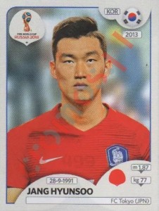 499 Jang Hyunsoo – FIFA World Cup Russia 2018 Panini