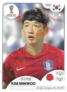 503x Kim Minwoo – FIFA World Cup Russia 2018 Panini