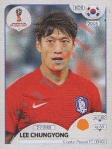 505 Lee Chungyong – FIFA World Cup Russia 2018 Panini