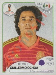 454 Guillermo Ochoa – FIFA World Cup Russia 2018 Panini