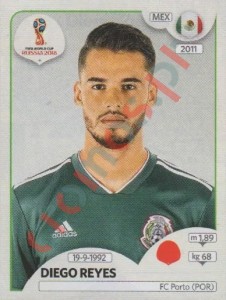 456 Diego Reyes – FIFA World Cup Russia 2018 Panini