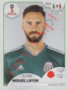 459 Miguel Layún – FIFA World Cup Russia 2018 Panini