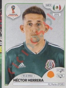 464 Héctor Herrera – FIFA World Cup Russia 2018 Panini