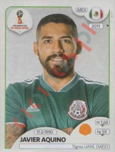 465 Javier Aquino – FIFA World Cup Russia 2018 Panini