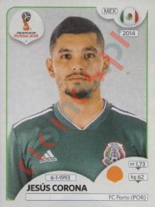 466 Jesús Corona – FIFA World Cup Russia 2018 Panini
