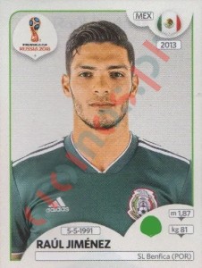 468 Raúl Jiménez – FIFA World Cup Russia 2018 Panini