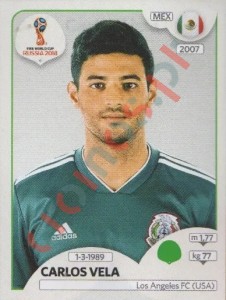 469 Carlos Vela – FIFA World Cup Russia 2018 Panini