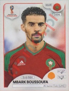 161 Mbark Boussoufa – FIFA World Cup Russia 2018 Panini