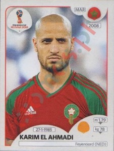 162 Karim El Ahmadi – FIFA World Cup Russia 2018 Panini