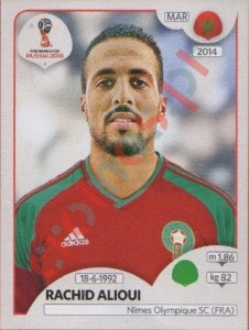 169 Rachid Alioui – FIFA World Cup Russia 2018 Panini