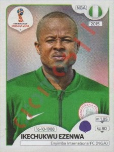 334 Ikechukwu Ezenwa – FIFA World Cup Russia 2018 Panini
