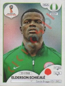 335 Elderson Echiéjilé – FIFA World Cup Russia 2018 Panini