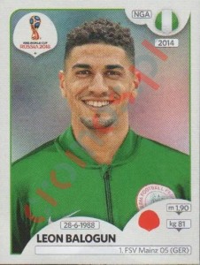 338 Leon Balogun – FIFA World Cup Russia 2018 Panini