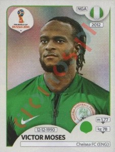 347 Victor Moses – FIFA World Cup Russia 2018 Panini