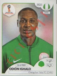 349 Odion Ighalo – FIFA World Cup Russia 2018 Panini