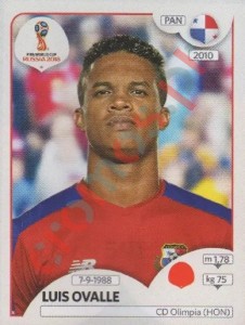 541 Luis Ovalle – FIFA World Cup Russia 2018 Panini
