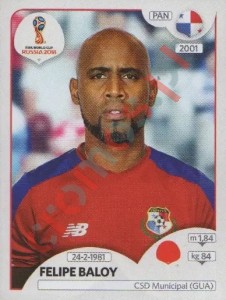542 Felipe Baloy – FIFA World Cup Russia 2018 Panini