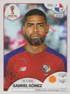 543 Gabriel Gómez – FIFA World Cup Russia 2018 Panini