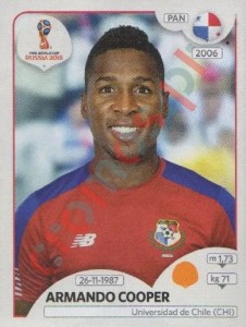 545 Armando Cooper – FIFA World Cup Russia 2018 Panini