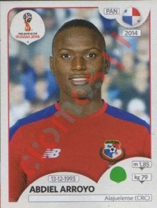 551 Abdiel Arroyo – FIFA World Cup Russia 2018 Panini