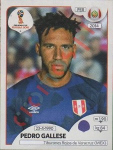 234 Pedro Gallese – FIFA World Cup Russia 2018 Panini