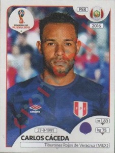 235 Carlos Cáceda – FIFA World Cup Russia 2018 Panini