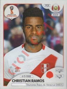 238 Christian Ramos – FIFA World Cup Russia 2018 Panini