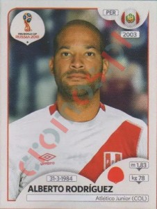 240 Alberto Rodríguez – FIFA World Cup Russia 2018 Panini