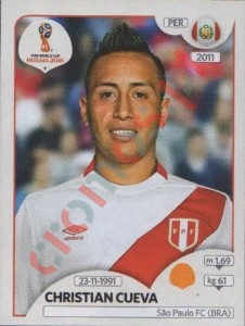 242 Christian Cueva – FIFA World Cup Russia 2018 Panini