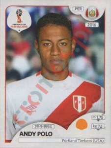 244 Andy Polo – FIFA World Cup Russia 2018 Panini