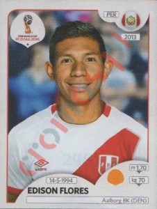 246 Edison Flores – FIFA World Cup Russia 2018 Panini