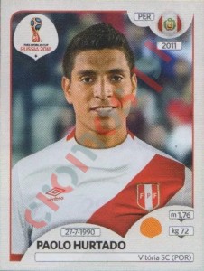 247 Paolo Hurtado – FIFA World Cup Russia 2018 Panini
