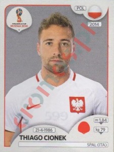 599 Thiago Cionek – FIFA World Cup Russia 2018 Panini