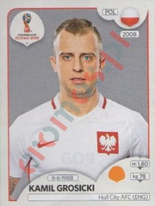 604 Kamil Grosicki – FIFA World Cup Russia 2018 Panini