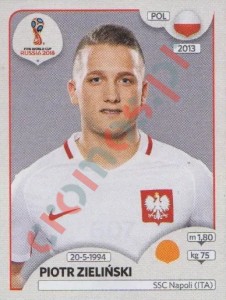 607 Piotr Zieliński – FIFA World Cup Russia 2018 Panini