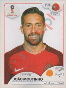 121 João Moutinho – FIFA World Cup Russia 2018 Panini