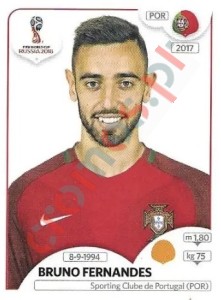 123x Bruno Fernandes – FIFA World Cup Russia 2018 Panini