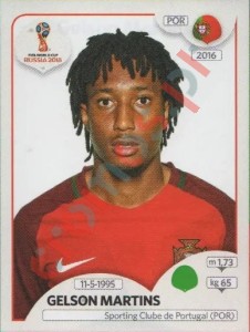 129 Gelson Martins – FIFA World Cup Russia 2018 Panini