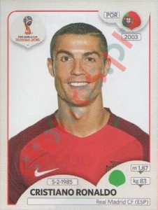 130 Cristiano Ronaldo – FIFA World Cup Russia 2018 Panini