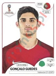 131x Gonçalo Guedes – FIFA World Cup Russia 2018 Panini