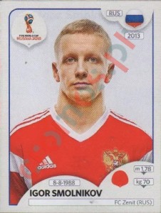 35 Igor Smolnikov – FIFA World Cup Russia 2018 Panini
